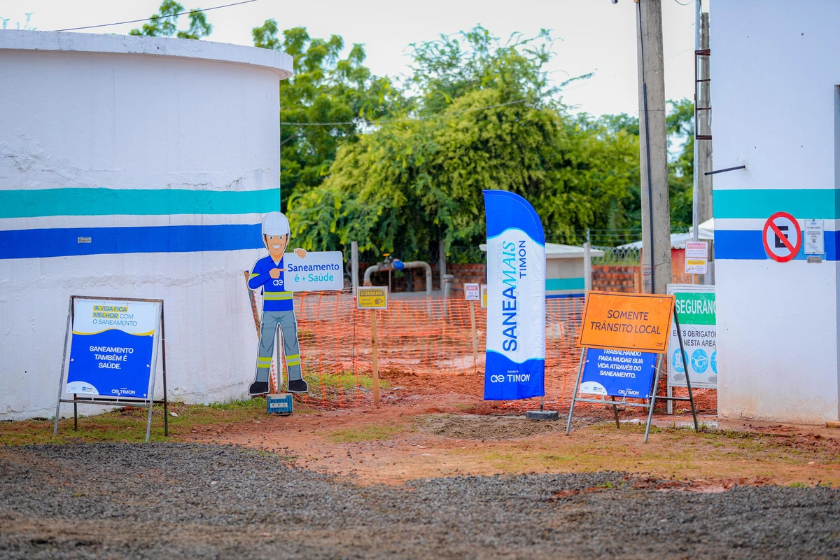 Prefeitura e Águas de Timon lançam programa “Saneamais Timon” e ampliam investimentos no abastecimento de água