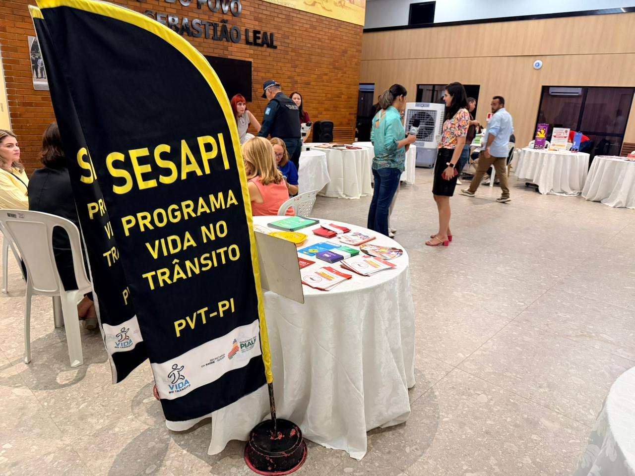 Sesapi realiza ação do Maio Amarelo na Alepi e reforça conscientização por trânsito mais seguro no Piauí