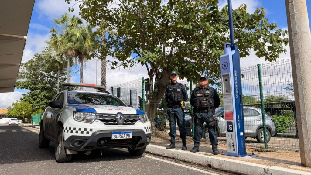 SSP-PI inaugura quinto totem inteligente com botão de emergência na Nova Ceasa em Teresina neste sábado (16)
