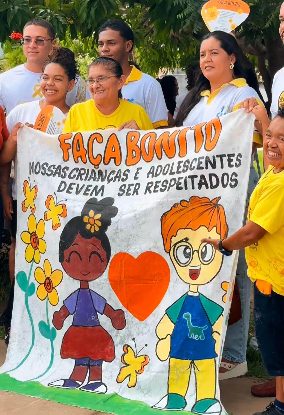 Caminhada reforça combate ao abuso e exploração infantil ejm Duque Bacelar
