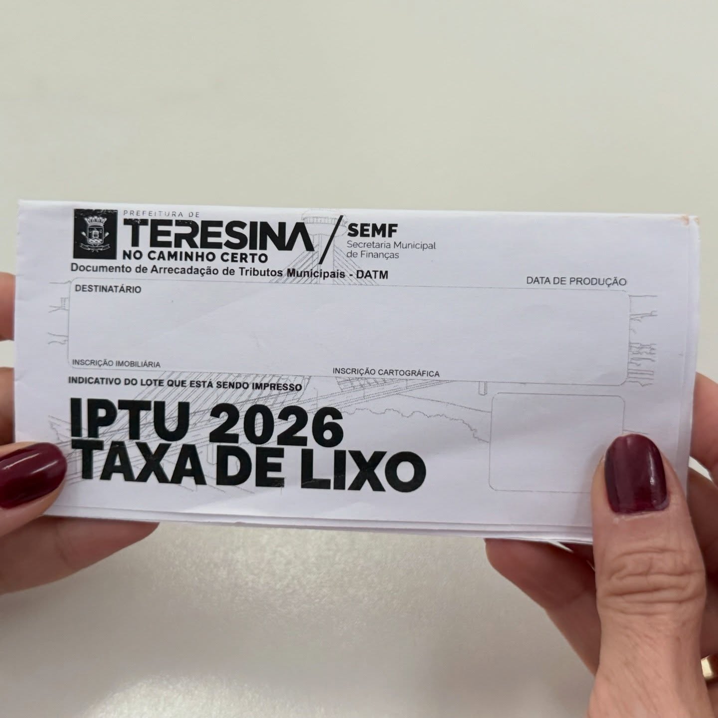 SEMF e PGM esclarecem suspensão da cobrança da TCRD 2026 e informam que novos lançamentos serão realizados