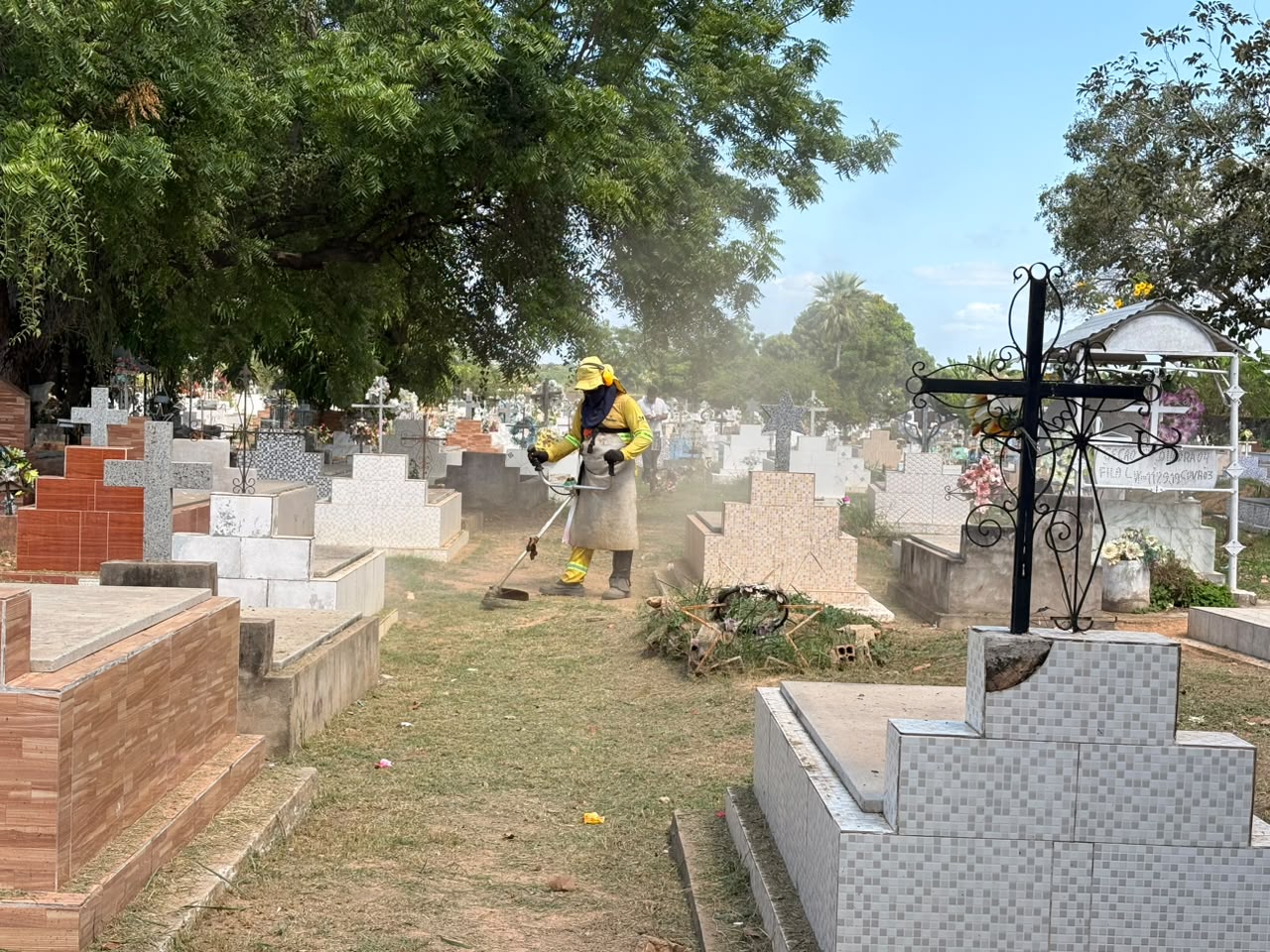 Cemitérios da Zona Norte de Teresina estão preparados para receber famílias no Dia dos Pais