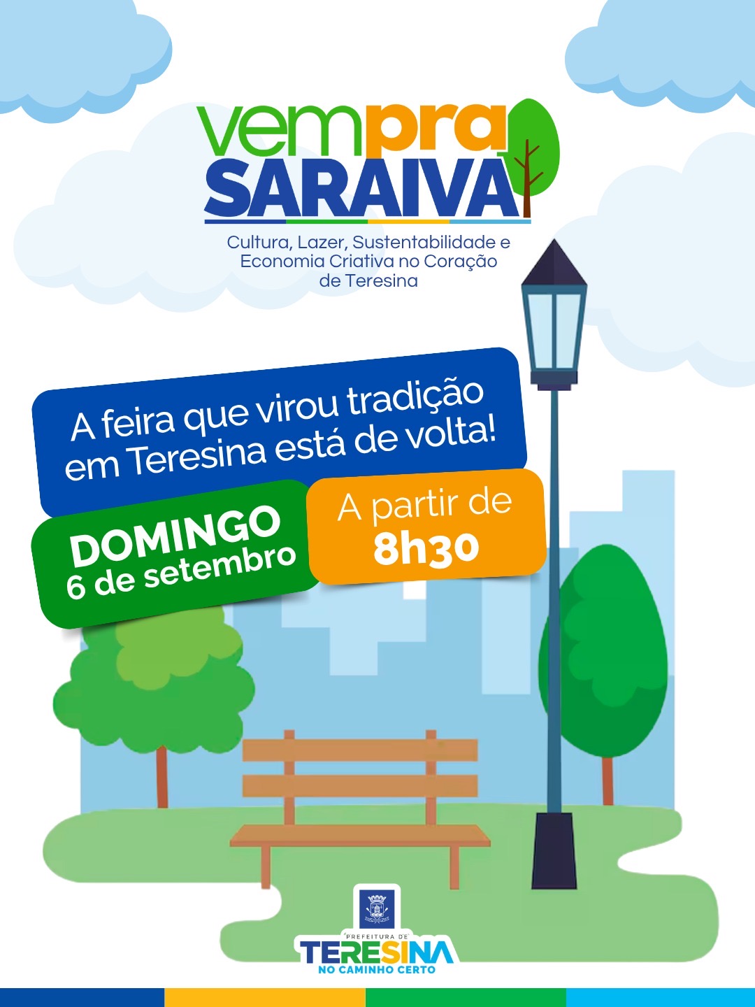Feira Vem pra Saraiva está de volta ao Centro de Teresina
