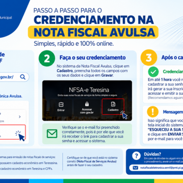 SEMF lança manual para facilitar credenciamento na Nota Fiscal Avulsa