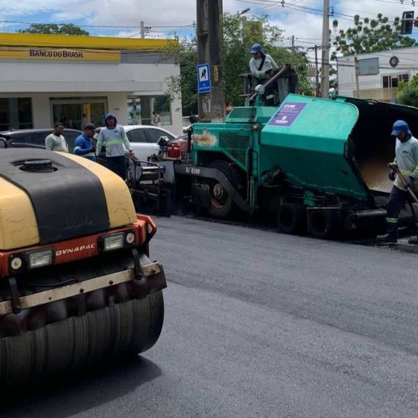 Rua Magalhães Filho ganha novo asfalto e Teresina já soma 67 vias asfaltadas e recapeadas